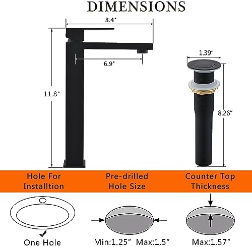 Vessel Sink Faucet for Bathroom