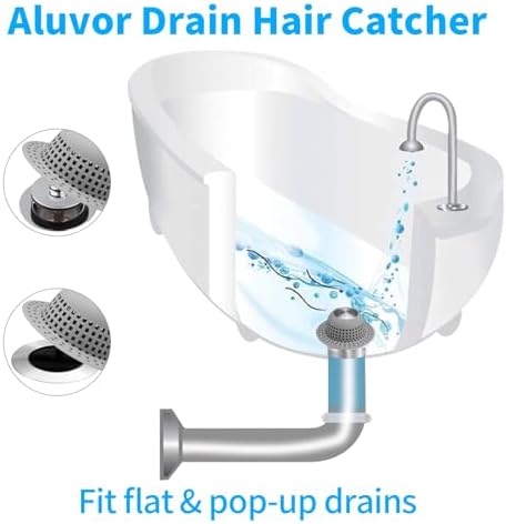 Aluvor Shower Drain Hair Catcher