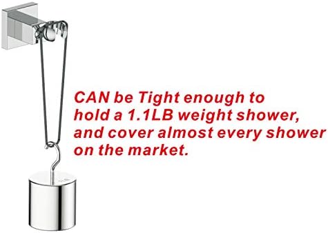 Adjustable Brushed Nickel Wall-Mounted shower bracket holder
