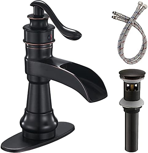 Durable Oil-Rubbed Bronze Faucet with Overflow