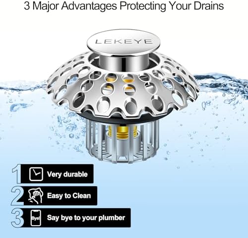 Effortless bathtub drain maintenance with hair catcher