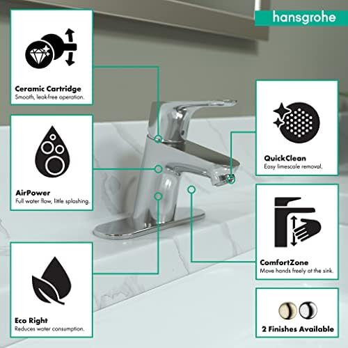 Hansgrohe Focus Modern Faucet Easy to Install Efficient Rust-Resistant