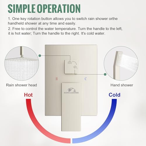 Complete Rainfall Shower System