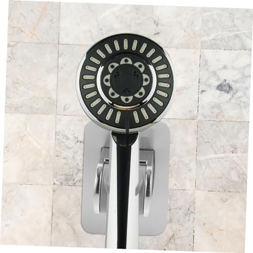 4 Piece Aluminum Shower Bracket Set Silver Space Design
