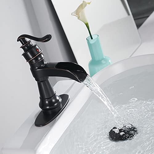 Durable Oil-Rubbed Bronze Faucet with Overflow