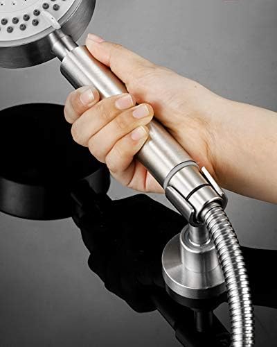PHASAT Sturdy 304 Stainless Steel Adjustable Wall-Mounted Handheld Shower Head Bracket