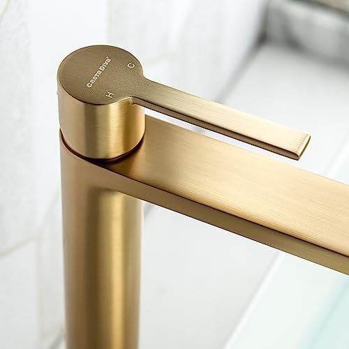 Casta Diva Tall Vessel Sink Faucet for Gold