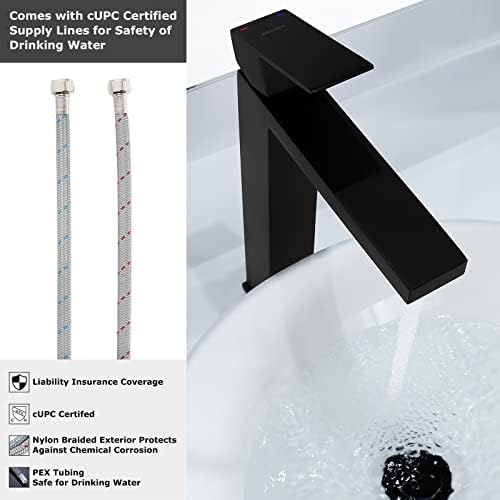 Efficient Tall Sink Faucet for Bathroom