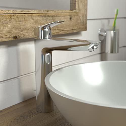 Modern Hansgrohe 1-Handle Bathroom Sink Faucet with Chrome Finish