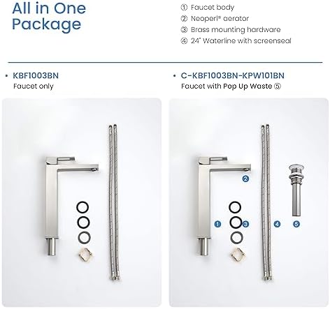 Durable Single-Handle Vessel Faucet for Bathroom Sink