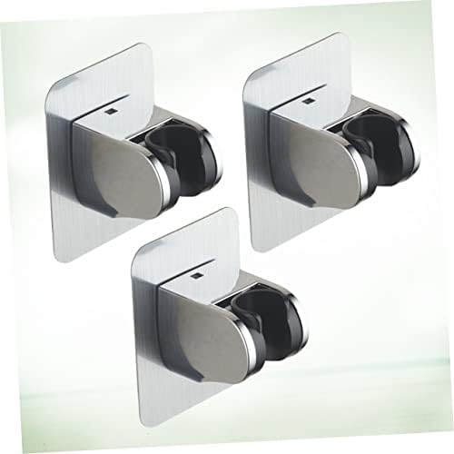 OSALADI 3-Piece Adjustable shower head holder rack
