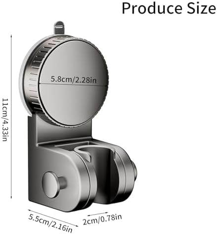 Durable Suction Cup handheld shower head bracket