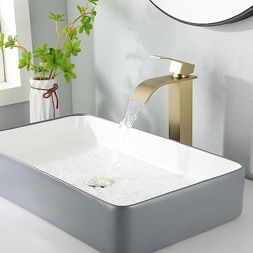Vessel Sink Faucet with Gold Finish