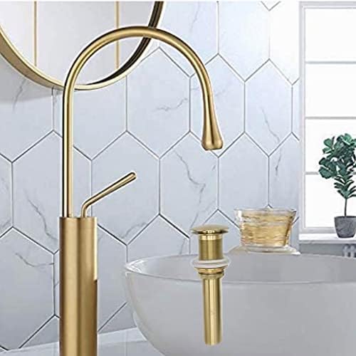 Brilliance 3D Brushed Gold Bathroom Faucet