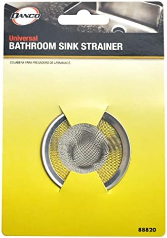 2 in Mesh Bathroom Sink Strainer Stainless Steel