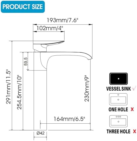 Durable Matte Black Faucet