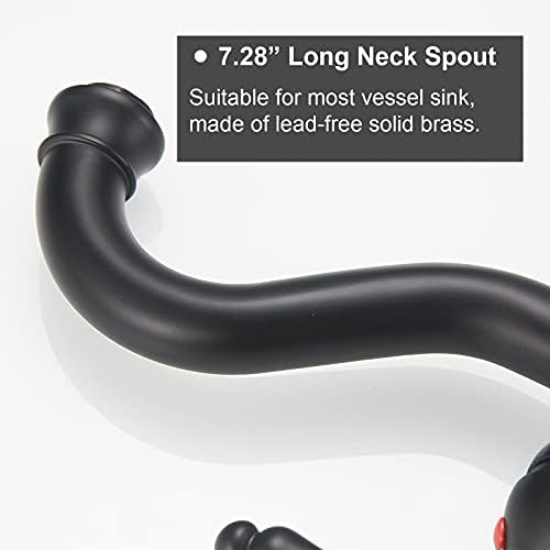 Black Vessel Faucet for Bathroom