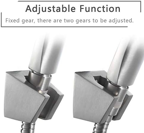Adjustable 304 Stainless Steel Wall-Mounted Shower Bracket with Smooth Finish