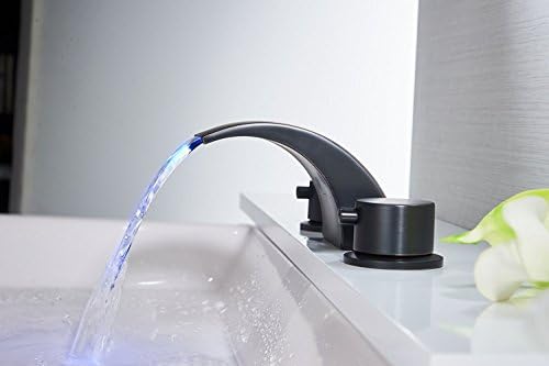 Luxury Bathroom Faucet with 3-Color LED Lighting