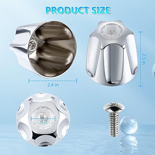 Enhon Verve Tub Shower Faucet 3-Handle Repair Kit Chrome