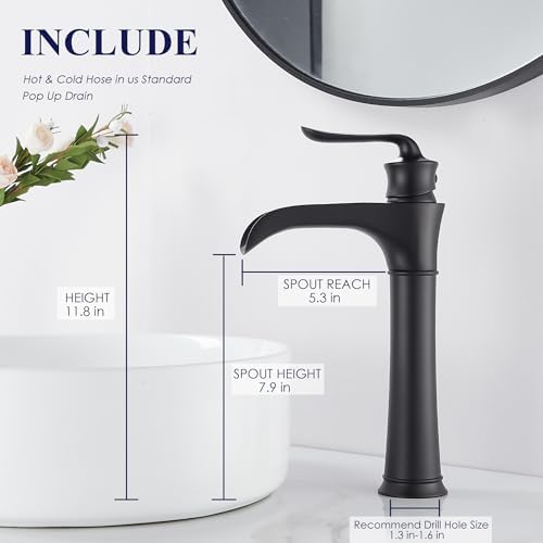 Luxury Touch-Panel Faucet Black 12 GPM Flow rate