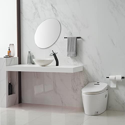 BWE Black Waterfall Bathroom Faucet