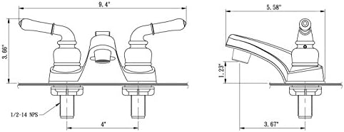 Durable RV Bathroom Faucet