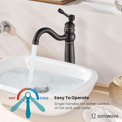 Sturdy Touch-Single Handle Wall-Mounted Bathroom Faucet with Pop-Up Drain