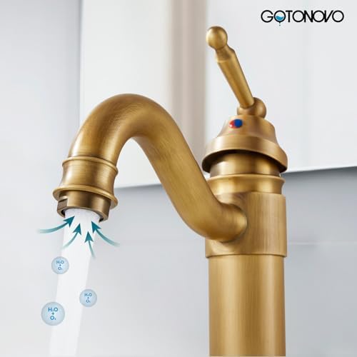 Gotonovo Long Reach Deck-Mounted Bathroom Faucet