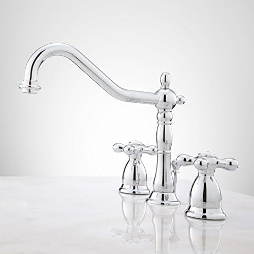 Victorian Faucet - Cross Handles Polished Nickel