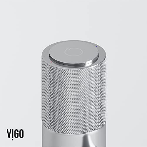 VIGO Apollo Chrome Single Hole Touch Faucet for Bathrooms