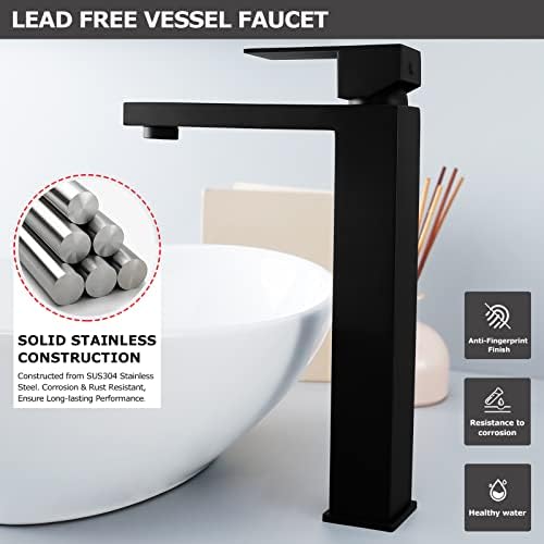 Efficient Tall Sink Faucet for Bathroom