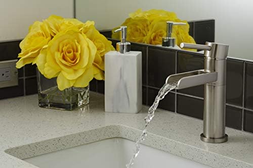 Modern Touch Faucet with Satin Nickel Finish