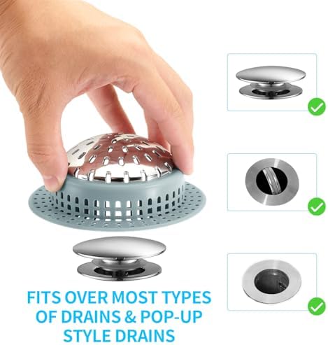 Aluvor Drain Hair Catcher Effortless Hair Removal for Better Drainage