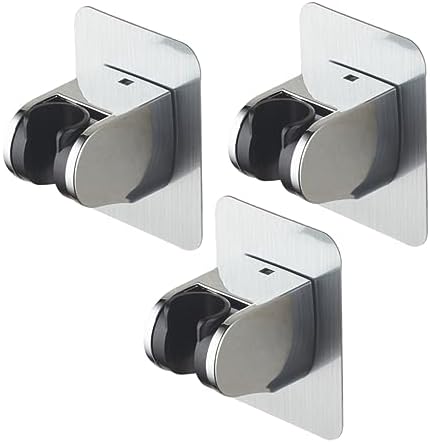 OSALADI 3-Piece Adjustable shower head holder rack
