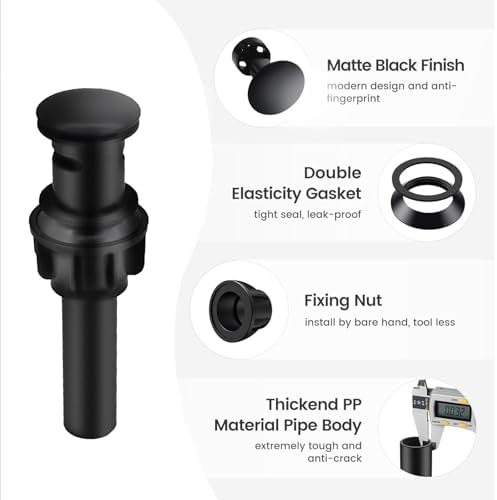 Modern Black Vessel Faucet - Add Style to Your Bathroom