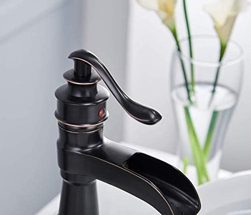 Durable Oil-Rubbed Bronze Faucet with Overflow