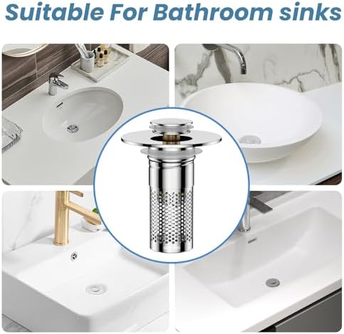 Wave-Proof Sink Drainer with Clog Prevention