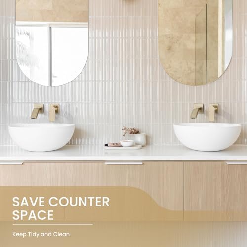 Wall-Mounted Bathroom Faucet 180 Rotatable Solid Brass Faucet