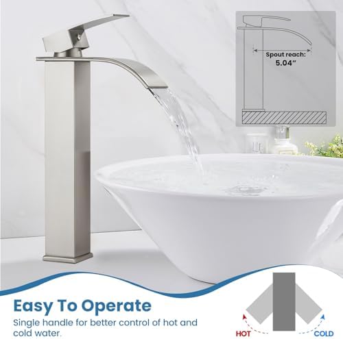 Sturdy Tall Faucet for elegance in the bathroom