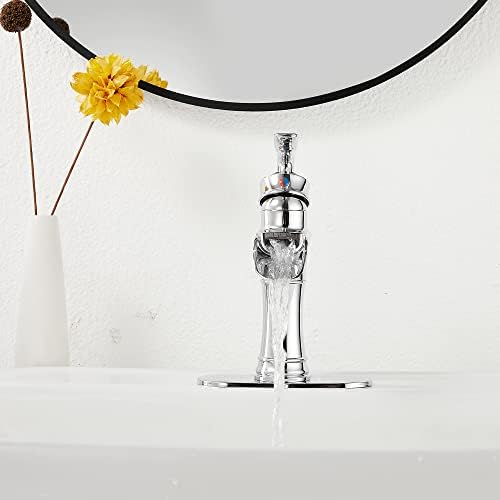 GGStudy Single-Handle Bathroom Faucet - Waterfall spout for a MILLION-dollar look