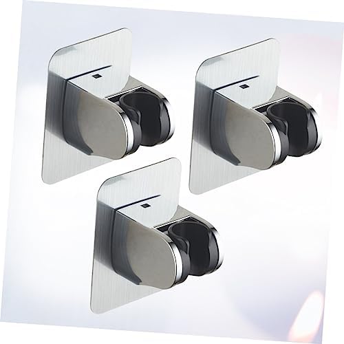Artibetter 3-Piece Adjustable Shower Head Bracket Holder-Rack for Bathroom