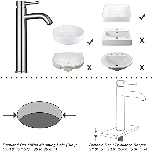 Easy Install Stainless Steel Bathroom Faucet