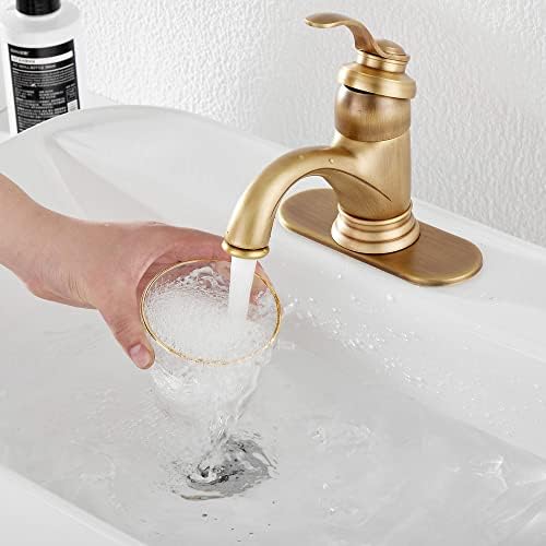 Antique Brass Waterfall Faucet