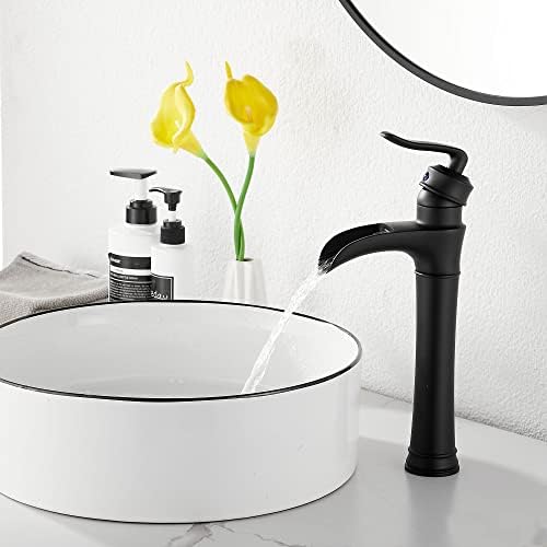 Matte Black Farmhouse Bathroom Faucet