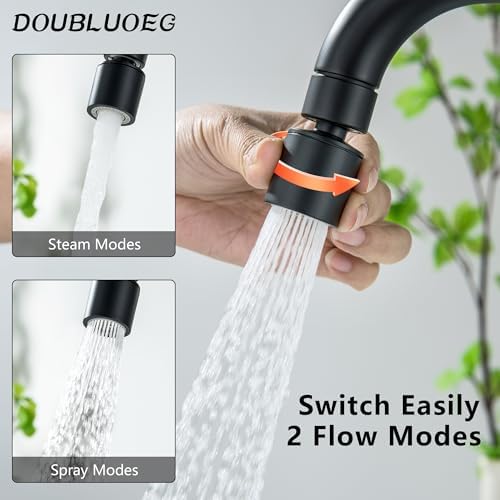 Bath Faucet 360 Swivel Tall Bath Sink Black