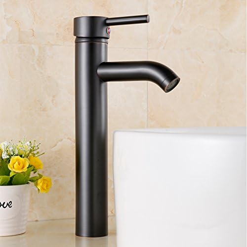 Vessel Sink Faucet Tall bathroom vanity single handle oil rubbed bronze
