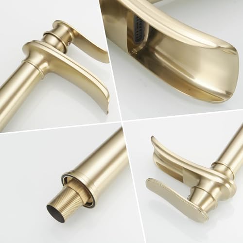 Greenspring Brushed Gold Vessel Sink Faucet