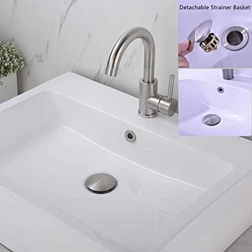 Premium Sink Drain Stopper Detachable Strainer Easy to Install for Your Bathroom