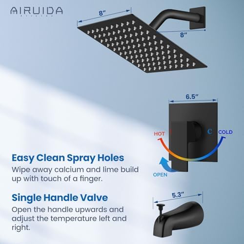 Rainfall Shower Head Experience Luxurious Showers with Precision Comfort